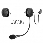 T2 belaidis &bdquo;Bluetooth&ldquo; suderinamas 5.0 motociklo &scaron;almas ausinės su stereo garsiakalbiu