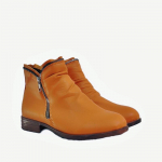 Moteri&scaron;ki madingi batai ant kulk&scaron;nies, rudeniniai laisvalaikio plok&scaron;čiapadžiai pu odiniai trumpi bateliai moteri&scaron;ki metaliniai užtrauktuku deko klostuoto dizaino trumpi botas 42