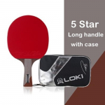 Loki 5/6/7 Star stalo teniso raketė Profesionali įžeidžianti anglies a&scaron;menų stalo teniso raketės lazdos irklas su ITTF patvirtinta guma 5 Star FL