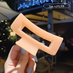 Korėjos kvadratinių ryklių plaukų segtukas: Eleganti&scaron;kas, paprastas, didelio dydžio plaukų segtukas moterims. Puikiai tinka galvos apdangalui suteikti apimties. null