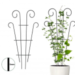 Stakes augalų laipiojimo atraminis rėmas grotelės gėlės stovas narvelis medis sodas augalas namuose Augalų priežiūra dirvožemio gėlių kompozicija 1 PCS