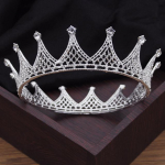 Kalnų kri&scaron;tolas Diadem Vestuvių Tiaras Karali&scaron;kasis Karalienės Vestuvių Karūnos galvos apdangalas Vakarėlis Plaukai Papuo&scaron;alai Nuotakos aksesuarai Papuo&scaron;alai