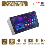 Android Carplay automobilio radijas, skirtas Toyota Avensis T250 2003-2008 Multimedijos grotuvo galvos blokas Stereo GPS navigacija BT WIFI 4+64GB 1+16GB