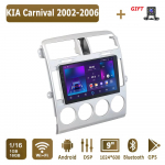 Android Automobilinis Radijas KIA Carnival 2002-2006 Multimedijos Grotuvas Pagrindinis Blokas Stereo GPS Navigacija BT WIFI 1+16GB 1+16GB