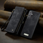 Daugiasluoksnis užtrauktuku užsegamas piniginės dėklas 2 viename magnetiniai nuimami odiniai atverčiami dangteliai su 11 kortelių angų, skirtų iPhone Samsung Fullbody Protector