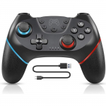 TIMOOM belaidis valdiklis, skirtas Nintendo Switch, Bluetooth Controller Switch Pro, jungiklio valdiklis - Turbo-6-Axis