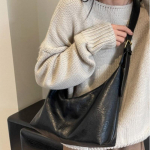 Paprasti peties krep&scaron;iai Universalus didelės talpos įstrižas krep&scaron;ys Atsitiktinis kelioninis krep&scaron;ys Moteri&scaron;kas PU odos pirkinių krep&scaron;ys Biuro moterims Mada