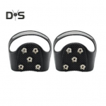 &bdquo;Crampons&ldquo; &bdquo;Ice Snow Traction&ldquo; spaustukai, neslystantys 5 ta&scaron;kų griebtuvų smaigaliai, skirti vaik&scaron;čioti Bėgiojimui Žygiai lauko žiemos sportui L