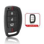 Silikoninis automobilio rakto dangtelis rakto dėklas Hyundai Tucson Santa Fe Rena Sonata Elantra Creta Ix35 Ix45 I10 I30 I40 Priedai juoda