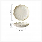 Japoni&scaron;ka keraminė lėk&scaron;tė Retro krosnies glazūra, kepsninė, mini panardinimo indas Sashimi su&scaron;i, sojų padažas.