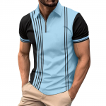 Vyri&scaron;ki vasaros laisvalaikio kultūra kvėpuojantys mar&scaron;kinėliai trumpomis rankovėmis L tamsiai žalia spalva