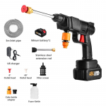 Belaidis auk&scaron;to slėgio automobilio plovimo pistoletas, automobilio plovimo ma&scaron;ina, ličio baterija, belaidis automobilio plovimo pistoletas, elektrinių įrankių rinkinys, skirtas naudoti namuose