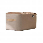 1 vnt. Sulankstoma drabužių ir įvairių daiktų laikymo dėžė su plieniniu rėmu Spintos organizavimas ir laikymas 35x25x22cm chaki