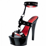 15 cm vandeniui atsparios platformos Pole Dance auk&scaron;takulnės basutės Vasarinės itin auk&scaron;tos basutės Modelis Catwalk Batai 34 juoda