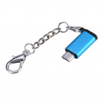 5 vnt. C tipo &bdquo;Android&ldquo; moteri&scaron;kos lyties ir mikro USB duomenų adapterio keitiklio jungtis (Mėlyna)