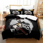 Žaidimas Undead Nightmare Red Dead Redemption Patalių komplektas Berniukams Mergaitėms Viengulis Karalienės dydis Antklodės užvalkalas Pagalvės užvalkalas Lova Vaikams Suaugusiems 70x133cm 2pcs