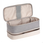 Plaukų džiovintuvo laikymo krep&scaron;ys Dvisluoksnis ne&scaron;iojimo dėklas Apsaugotas nuo įbrėžimų Kelioninis stilisto lagaminas skirtas