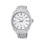 Seiko SUR273 Sidabrinis Japoni&scaron;kas Kvarcinis Eleganti&scaron;kas Laikrodis Nerūdijančio Plieno sidabras