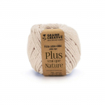 Fil de coton - Macrame - Ecru - 50m - 2,5mm - D&eacute;coration int&eacute;rieure