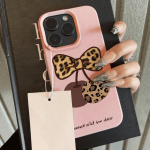 Telefono dėklas iPhone 11 13 dėklas iPhone 12 14 15 16 Pro Max 12 Pro 15 Plus Odinis Pie&scaron;tas Vandeniui Atsparus Apsaugotas nuo kritimo ir Atsparus dėvėjimuisi Animacinis iPhone 16 Pro Max rožinė