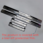 Nissan Qashqai J10 J11 2007-2013 2014- Durelių slenksčių apsaugos nerūdijančio plieno durelių slenksčiai pedalas automobilio stiliaus lipdukas 2007-2013 J10