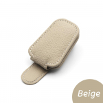 Daugiafunkcis automobilio skydelis nuo saulės akinių segtukas odinis akinių segtukas magnetinis saulės akinių laikiklis laikiklis universalus interjero aksesuaras smėlis