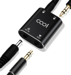 Cooidea 2 kanalų stereo garso mai&scaron;ytuvas, metalinis, suderinamas su AUX, 2 įėjimai / 1 i&scaron;ėjimas, mini stereo garso mai&scaron;ytuvas su 1 metro garso laidu ausinėms - Korpusas,