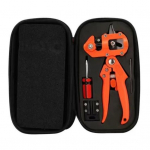 Augalų skiepijimo žirklės Profesionalus 2 viename sodo skiepijimo įrankis Didelio na&scaron;umo genėjimo žirklės gėlėms, vaismedžiams, krūmams genėti juoda