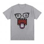 Domo Kun Juokingas Memas Mar&scaron;kinėliai Moteri&scaron;ki kasdieniai mar&scaron;kinėliai Retro trumpomis rankovėmis dideli mar&scaron;kinėliai Vir&scaron;us Gatvės apranga Unisex mar&scaron;kinėliai S