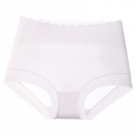 Didelio dydžio moteri&scaron;ki vasariniai itin ploni ledo &scaron;ilko auk&scaron;tu juosmeniu, i&scaron; grynos medvilnės, antibakteriniai, seksualių gryno tro&scaron;kimo permatomi besiūliai apatiniai 3XL