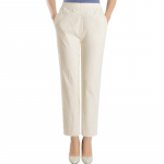 Vidutinio ir vyresnio amžiaus moteri&scaron;kos kelnės vasarinės plonos auk&scaron;tu juosmeniu laisvos laisvalaikio tamprios moteri&scaron;kos kelnės XL