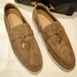 Moteri&scaron;ki Loafers Zom&scaron;inės odos plok&scaron;čiapadžiai vaik&scaron;čiojimo batai Laisvalaikio batai 37