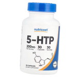 Hidroksitriptofanas, 5-HTP 200, Nutricost (72647001) 30caps