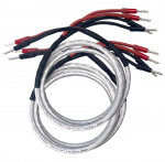 Hi-Fi garsiakalbių laidų rinkinys Bi-Wire jungtims &ndash; AudioQuest SLiP-DB 16/4 Ilgis: 2 x 3,0 m, Akustinė kokybė balta