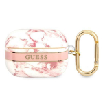 Guess Guaphchmap Airpods Pro Cover R&oacute;żowy/Pink Marble Strap Collection
