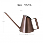 Stilingas nerūdijančio plieno ilgo snapo laistytuvas: Kambariniams ir lauko augalams 1500 mL Copper