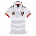 RogueWave Vyri&scaron;ki polo mar&scaron;kinėliai JAV Karali&scaron;ki Trumpas Kasdieniai Sportas Vakarėlis Auk&scaron;tos klasės Medvilnė Siuvinys Prabangus Kontrastingos spalvos Originalus dizainas XL