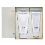 OHUI Extreme Bright valomasis putų rinkinys &ndash; 160 ml + 100 ml | &Scaron;viesinantis korėjieti&scaron;kas veido prausiklis su Snow Vitamin kompleksu &scaron;variai, spindinčiai odai 150ml + 100ml