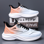 Madingi lengvi kasdieniai vaik&scaron;čiojimo batai vyrams Geros kokybės vyri&scaron;ki sportbačiai Platforma Sportiniai Bėgimo Krep&scaron;inio sportbačiai Patogūs 45 oranžinė