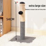 Kompakti&scaron;kas sizalinis kačių draskyklė: Vertikalus, nuimamas, taupantis vietą katėms laipioti ir galąsti nagus ant draskyklių. Sisal Cat Scratching Post