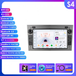 Ossuret Pažangus 8G 128G Android 12 Automobilio Radijas Opel Astra H J 2004 Vectra Vauxhall Antara Zafira Corsa C D Vivaro Meriva 4G Carplay GPS Grotuvas G S4 8Core 4G 32G AI