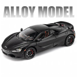 1:24 McLaren 720S Lydinio Lenktyninio Automobilio Modelis Lieto Metalo Sportinio Automobilio Modelis Simuliacinis Garsas ir &Scaron;viesa Kolekciniai Papuo&scaron;alai Vaikų Žaislai Berniukų Dovana juoda
