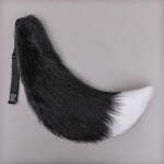 Anime Lolita Fox Tail Masquerade Cosplay Prop Fox Ear Tail Pliu&scaron;inės vilko katės ausys as the picture