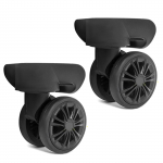 Vežimėlio dėklas Bagažo ratai Bagažo pasukami kairieji ir de&scaron;inieji ratai &bdquo;Pasidaryk pats&ldquo; lagaminų pakeitimo dalys daugumai lagaminų 4