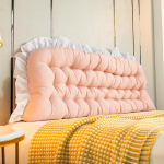 Plona mink&scaron;ta galvūgalio pagalvė - Bendrabučio studento atlo&scaron;as lovai ir erkeriui 2m Bed (200*50*5cm) &scaron;viesiai rausvos spalvos