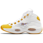 Reebok Question Mid Geltonas pir&scaron;tas Unisex sportbačiai Balti Ultravioletiniai FX4278 39