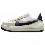 Nike Air Force 1 PLT.AF.ORM Summit White Navy Moteri&scaron;ki sportbačiai Light-Orewood-Brown Coconut-Milk Blackened-Blue FB8481-100 40