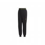 Adidas Stella Mccartney Sw Pt Ml Logo Bėgimo kelnės Moteri&scaron;kos Kelnės Juodos HM3817 XS