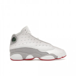 Air Jordan 13 Retro GS Balti Vilko Pilki Vaikų Kedai Tikrai Raudoni DJ3003-160 36.5