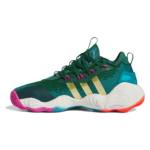 adidas Trae Young 3 96 Olimpinės žaidynės Vyri&scaron;ki sportbačiai Žali Komandos-Tamsiai žali Metali&scaron;kai auksiniai IE9301 41⅓